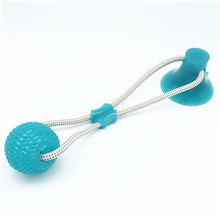 Load image into Gallery viewer, Pet Toys with Suction Cup Dog Push Toy with TPR Ball Pet Tooth Cleaning Chewing Rubber Dog Toys for Small Dogs Rubber Dog Toy